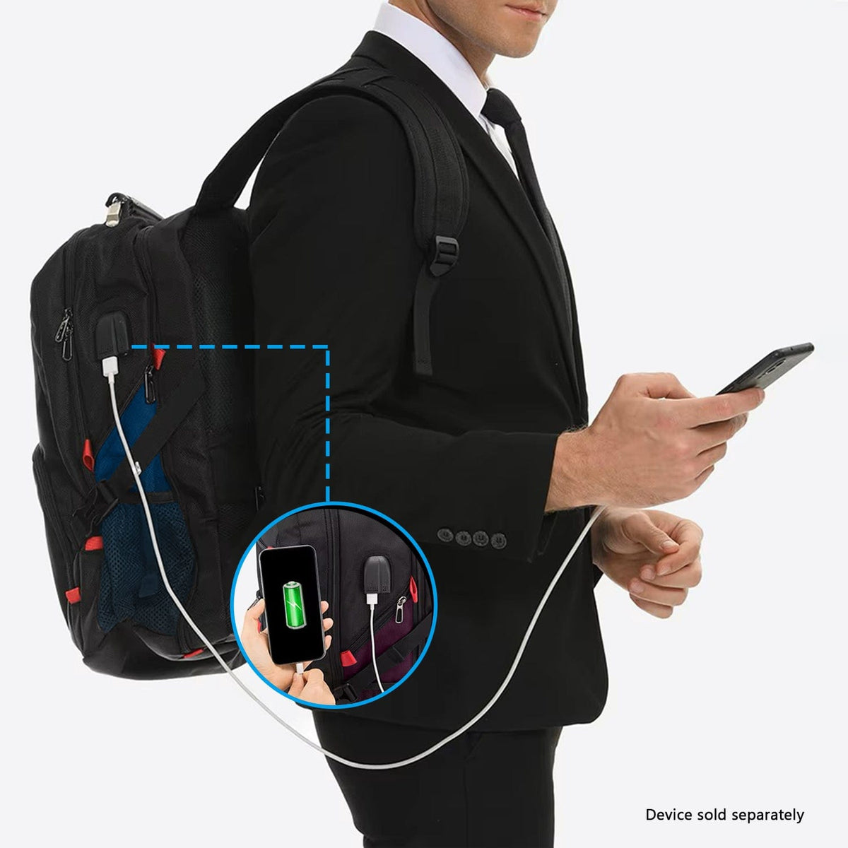 All-in-One Backpack with Anti-Theft lock Fits Laptops up to 17.3"