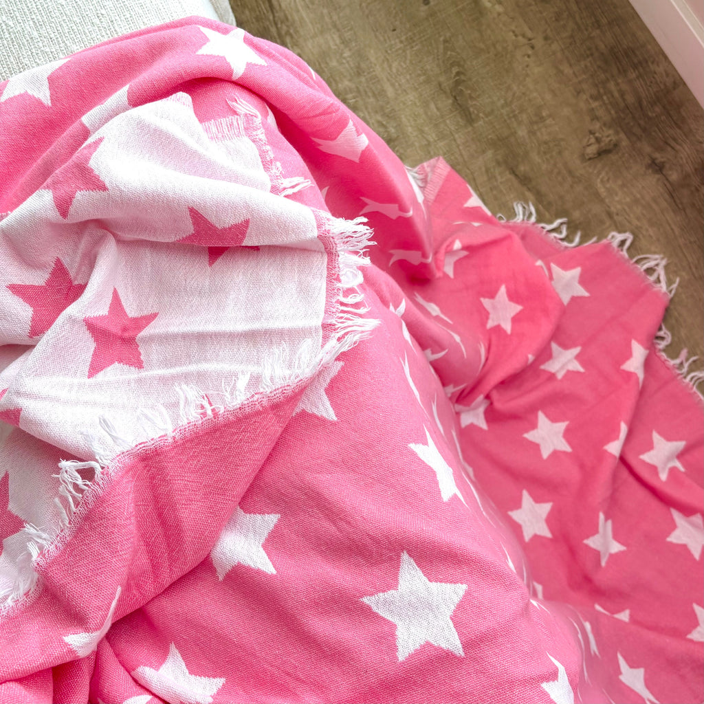 Summer Soft Turkish Towel Throw - 4 Colors