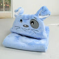 Unique Bear Shaped Baby Hooded Bathrobe Trendy Soft Baby Blanket Baby Bath Towel Cartoon Patter Towel